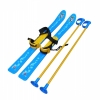 Детские пластиковые лыжи с палками ТехноК 3350 (два цвета: красные, синие)