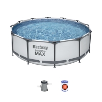 Круглый каркасный бассейн BestWay 56260 (366*100 см) с фильтр-насосом