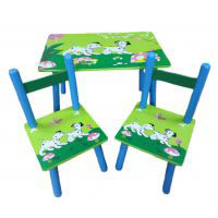 Детский стол и 2 стульчика Bambi (расцветки в ассортименте)