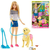 Набір Barbie "Прогулянка з цуценям"
