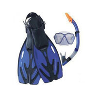 Набор для плавания Bestway 25014 (ласты, маска, трубка), 2 цвета