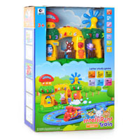 Игра BB 78 (6шт) жд "умный поезд", муз, на бат-ке, в кор-ке, 55-35-13см