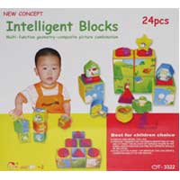 Кубики развивающие Intellegent blocks 