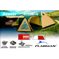 Палатка FLAGMAN Denver 3  Т-106-3 (Форест, Флагман). Цена, купить  в Украине палатки, тенты, кемпинги. | wo-shop.com.ua