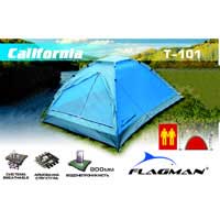 Палатка FLAGMAN California 2  Т-101 (Форест, Флагман). Цена, купить  в Украине палатки, тенты, кемпинги. | wo-shop.com.ua