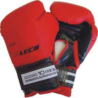 Перчатки боксерские 10 унц.красные, модель 9808 т007-5