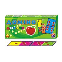 Домино картонное детское "ТехноК" тематическое 3 видов (маленькое) 