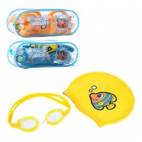 Детский набор для плавания BestWay 26026 (очки, шапочка, 3-6 лет)