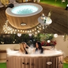 Надувной аэромассажный SPA-бассейн (джакузи) Intex 28476 (145/196х71 см, 4 человека, 795 л) Pure Spa "Bubble Massage"