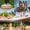 Надувной аэромассажный SPA-бассейн (джакузи) Intex 28426 (145/196х71 см, 4 человека, 795 л) Pure Spa "Bubble Massage"