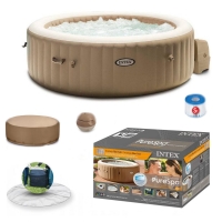 Надувной аэромассажный SPA-бассейн (джакузи) Intex 28426 (145/196х71 см, 4 человека, 795 л) Pure Spa "Bubble Massage"