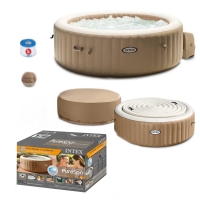 Надувной аэромассажный SPA-бассейн (джакузи) Intex 28476 (145/196х71 см, 4 человека, 795 л) Pure Spa "Bubble Massage"