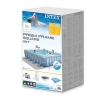 Прямоугольный каркасный бассейн Intex 28766 (488*488*122 см, 25007 л) с фильтр-насосом