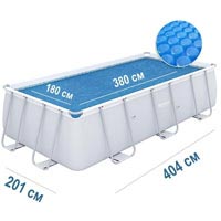 Солярный тент BestWay 58240 для прямоугольных бассейнов 404-201 см с эффектом антиохлаждение