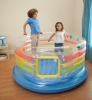 Детский надувной батут Intex 48264 "Радуга" (182*86 см) "Jump-O-Lene Transperent Ring Bounce"