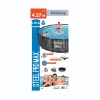 Круглый каркасный бассейн BestWay 5614Z (427*107 см, 13030 л) с фильтр-насосом, лестницей и тентом