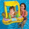 Надувная игрушка-рейдер (плотик) Intex, 56581 "Baby Float" с тентом (81*66 см)