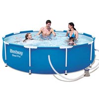 Круглый каркасный бассейн BestWay 56679 (305*76 см) с фильтр-насосом