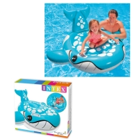 Надувная игрушка-рейдер (плотик) Intex 57527 "Синий кит" ( 160-152 см)