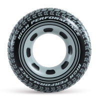 Пляжный надувной круг Intex 59252 "Шина" (91 см)