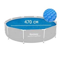 Солярный тент BestWay 58253 для круглого бассейна 488 см с эффектом антиохлаждение