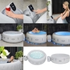 Надувной аэромассажный SPA-бассейн (джакузи) Bestway 60013 (196х66 см, до 6 человек) Lay-Z-Spa™ Paris AirJet™