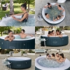 Надувной аэромассажный SPA-бассейн (джакузи) Bestway 6001D "Miami" (196 х 66 см, 4-6 человек) 