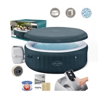 Надувной аэромассажный SPA-бассейн (джакузи) Bestway 6001D "Miami" (196 х 66 см, 4-6 человек) 