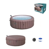 Надувной аэромассажный SPA-бассейн (джакузи) Bestway 6001G "Hawaii" (196 х 71 см, до 6 человек, Wi-Fi)