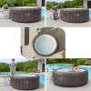 Надувной аэро-гидро массажный SPA-бассейн (джакузи) Bestway 6001S "Dominica" (196 х 71 см, до 6 человек, Wi-Fi)