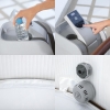 Надувной аэромассажный SPA-бассейн (джакузи) Bestway 60025 (180х66 см, 5-7 человек) Lay-Z-Spa™ Helsinki AirJet™