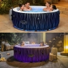Надувной аэромассажный SPA-бассейн (джакузи) Bestway 60059 с подсветкой "Hollywood" (196х66 см, 4-6 человек) Lay-Z-Spa AirJet