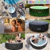 Надувной аэромассажный SPA-бассейн (джакузи) Bestway 60059 с подсветкой "Hollywood" (196х66 см, 4-6 человек) Lay-Z-Spa AirJet
