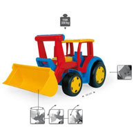 Wader (Вадер) 66000 Трактор Гигант с ковшом (два вида 66005)