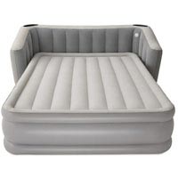 Надувная кровать Bestway 67620 (233*196*80 см) с электронасосом и подсветкой
