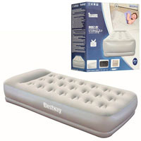 Надувная кровать BestWay 67455 с электронасосом 220В (97-191-38 см)