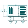 Палатка Bestway 68094 "Family Ground 6" (6-ти местная, 2-х комнатная)