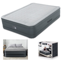 Надувная кровать Bestway 69075 (152-203-46 см) со встроенным электронасосом 220V