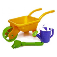 Тачка садовая с лейкой, лопаткой и граблями Kinderway 01-124 