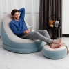 Надувное кресло BestWay 75053 (122-94-81 см) с пуфиком (54*54*26 см)