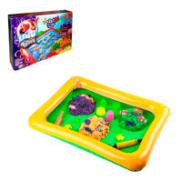 Кинетический песок DankoToys Kidsand 2в1 "Клевая рыбалка"