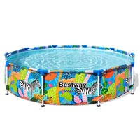 Круглый каркасный бассейн Bestway 56985 (305-66 см, 4062 л) "Сафари"