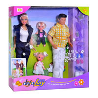 Набор кукол Defa 20973 Happy family  (Счастливая семья)