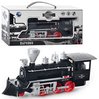 TG Паровоз 701828 R/YY 124 (18шт) дым, муз, свет, на бат-ке, в кор-ке, 38,5-18,5-11,5см