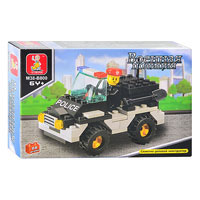 Конструктор SLUBAN 620101/M38 B 800 (120шт) Военная полиция,машина,88 дет,в кор-ке,20-12,5-4,5см