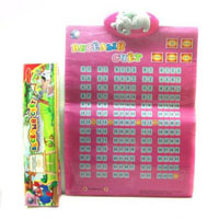 Tongde Игра TG 428087 R/F 4-2 таблица умножения, говорящий плакат, муз, в кор-ке, 44-11см