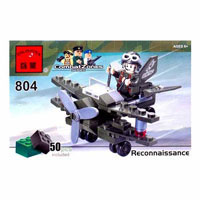 Конструктор BRICK 804 (200шт) самолёт-разведчик, 50 дет, в кор-ке, 14-9-4,5см