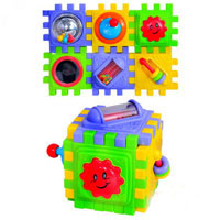 Игра 2142 (8шт) кубик-конструктор, погремушка, в кор-ке, 38-6,5-28см