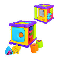 Игра 25513 (6шт) куб-сортер, муз, свет, на бат-ке, в кор-ке, 18-19-18,5см