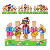Деревянная игрушка Шнуровка MD 0241  4 вида